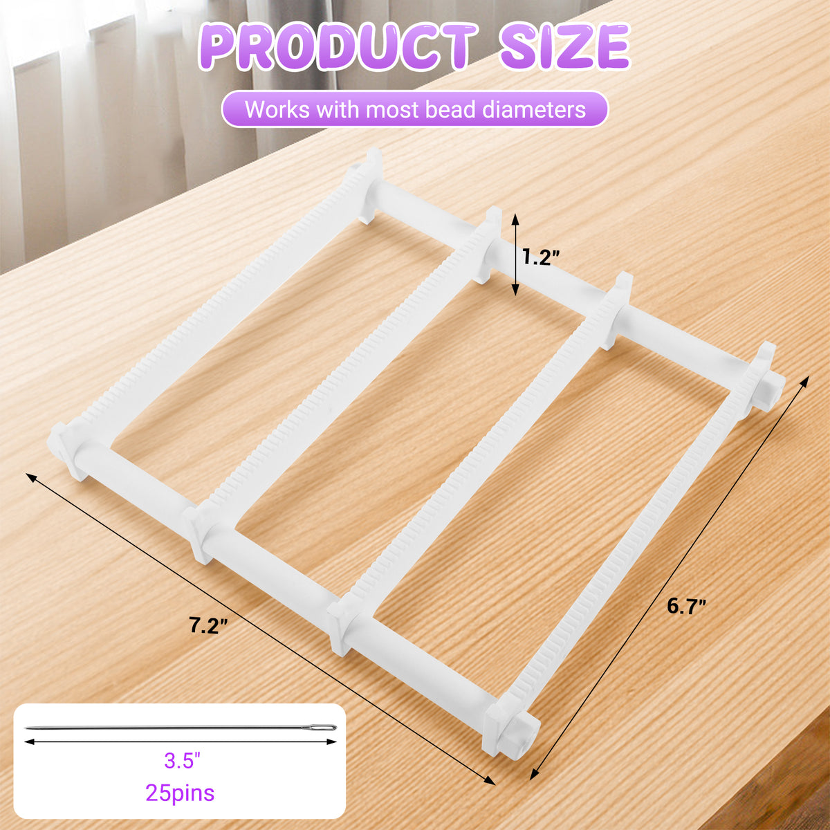 WECLAYER Bead Baking Rack,Polymer Clay Tools with 232 Slots(58 * 4) – Stackable & Heat-Resistant Drying Rack for Jewelry Making, Oven Safe for Home Ovens, Includes 25 Pins